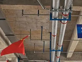 武功管廊支架的安装方法